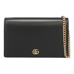 Gucci Chain Wallet Marmont Black